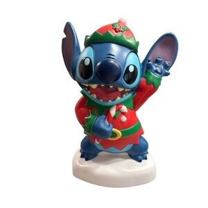 Gemmy Disney Magic Holiday Stitch Chritmas Elf Blow Mold Decor Lowes Exclusive